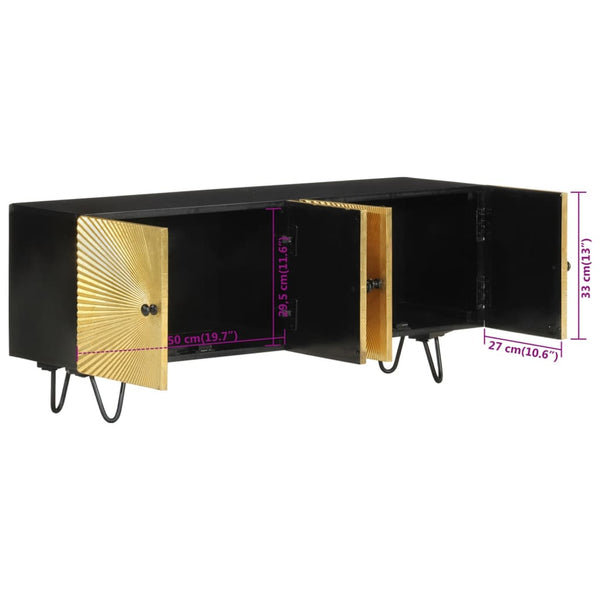 TV-Möbel Doiciu 110x30x45cm (Mangoholz)