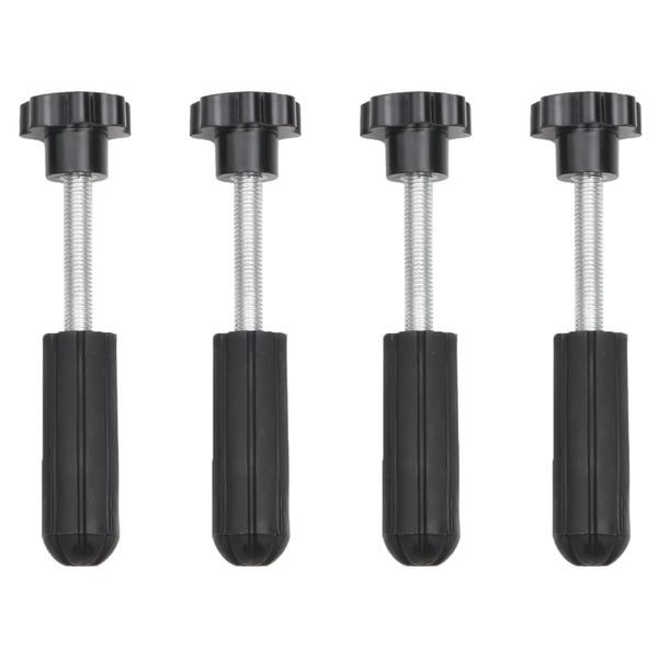 Schwarze Antirutschmatte Siretul 106x30,5x7cm (2 Stück Nylon)