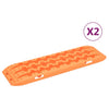 Orange Antirutschmatte Siretul 106x30,5x7cm (2 Stück Nylon)