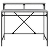 Grauer Schreibtisch Franklin 100x50x90cm (Holz und Eisen)