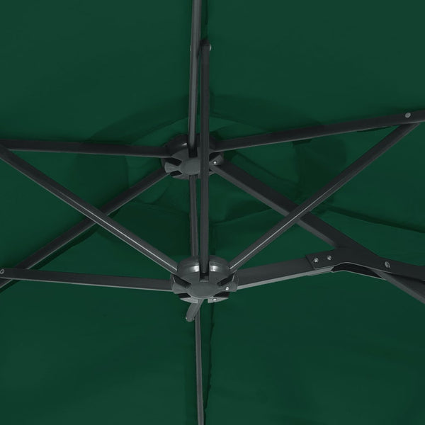 Grüner Sonnenschirm Rustic 316x240cm (zweifach)
