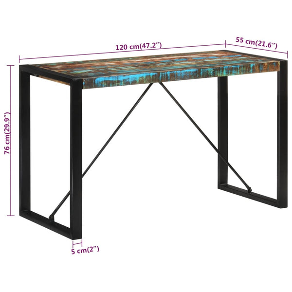 Esstisch Henrietta 120x55x76cm (recyceltes Massivholz)