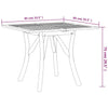 Gartentisch Norina 85x85x75cm (Akazienholz)