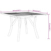 Gartentisch Norina 110x110x75cm (Akazienholz)