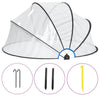 Schwimmbadkuppel Poliesenia 315x158cm (PVC)