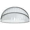 Schwimmbadkuppel Poliesenia 315x158cm (PVC)