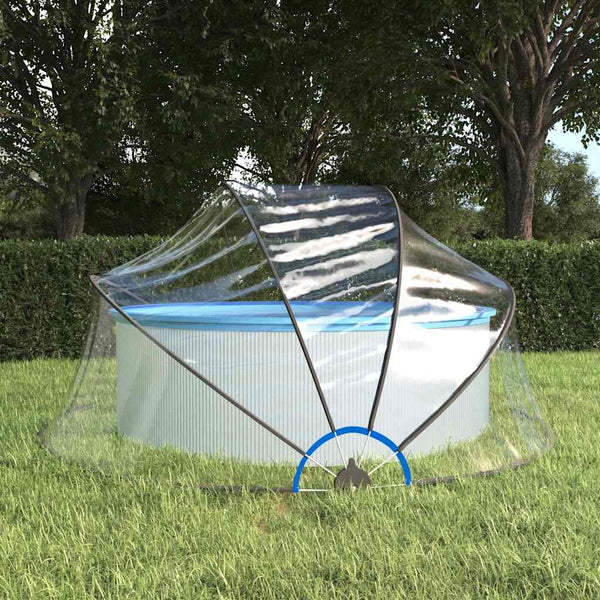 Schwimmbadkuppel Poliesenia 315x158cm (PVC)