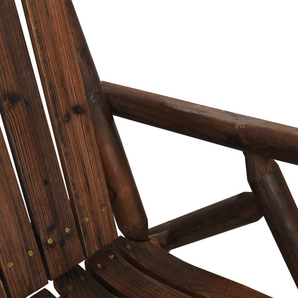 Carpatina Massivholz Gartenschaukelbank 123x96x102cm (2-Sitzer)