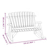 Carpatina Massivholz Gartenschaukelbank 123x96x102cm (2-Sitzer)
