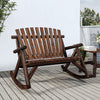 Carpatina Massivholz Gartenschaukelbank 123x96x102cm (2-Sitzer)