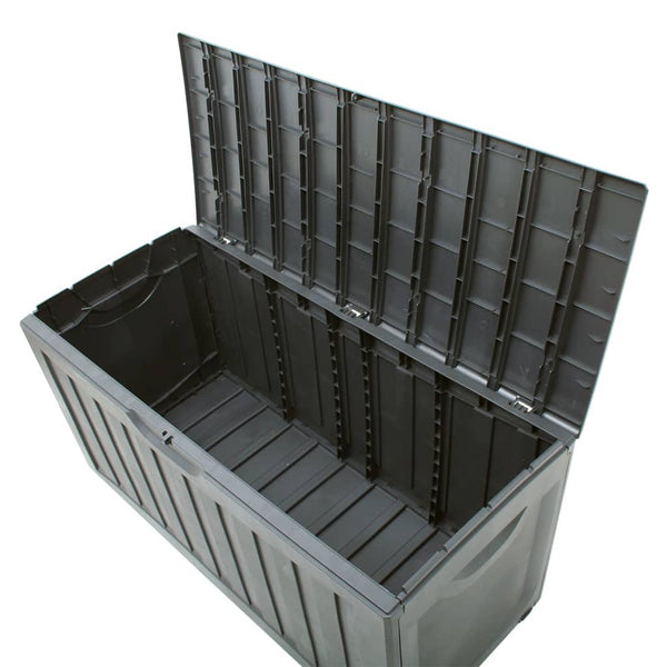 Schwarze Aufbewahrungsbox Cammisa 118x53x57cm (Polypropylen)