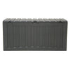 Schwarze Aufbewahrungsbox Cammisa 118x53x57cm (Polypropylen)