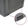 Schwarze Aufbewahrungsbox Cammisa 118x53x57cm (Polypropylen)