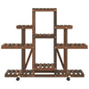 Blumenständer Rolandt voll Sechs Rollen 110x25x101cm
