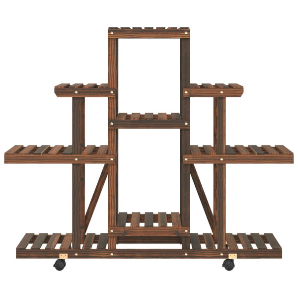 Blumenständer Rolandt voll Sechs Rollen 110x25x101cm