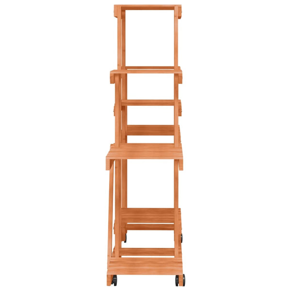 Rolandt Blumenständer Massiv Tanne auf Rollen 110x25x101cm