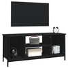 Schwarzer TV-Schrank Marcisa 102x35x45cm (Holz)
