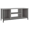 Graues TV-Möbel Marcisa 102x35x45cm (Holz)