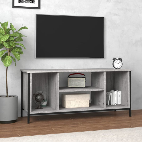 Graues TV-Möbel Marcisa 102x35x45cm (Holz)