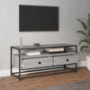 Graues TV-Möbel Cristofor 100x35x45cm (Holz)