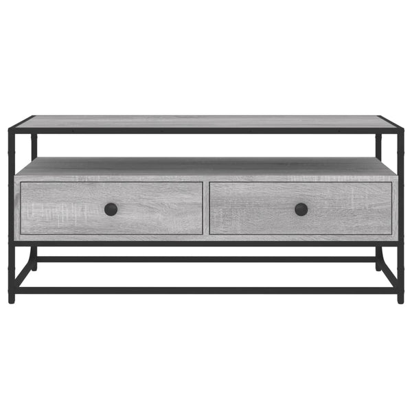 Graues TV-Möbel Cristofor 100x35x45cm (Holz)