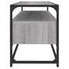 Graues TV-Möbel Cristofor 100x35x45cm (Holz)