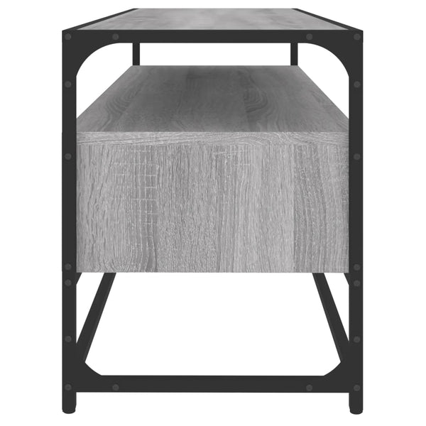 Graues TV-Möbel Cristofor 100x35x45cm (Holz)