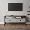 Graues TV-Möbel Cristofor 100x35x45cm (Holz)