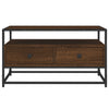 TV-Möbel Cristofor aus brauner Eiche 80x35x45cm (Holz)