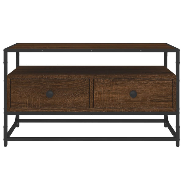 TV-Möbel Cristofor aus brauner Eiche 80x35x45cm (Holz)