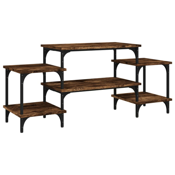 TV-Tisch Justinian aus Rauch-Eiche 117x35x52cm (Holz)