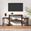 TV-Tisch Justinian aus Rauch-Eiche 117x35x52cm (Holz)