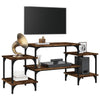 TV-Tisch Justinian aus Rauch-Eiche 117x35x52cm (Holz)