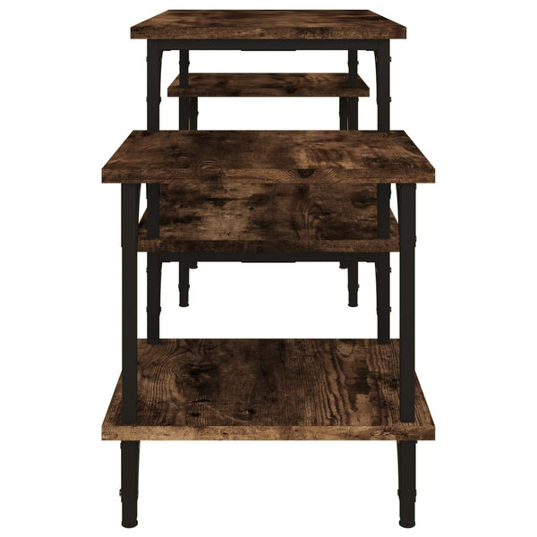 TV-Tisch Justinian aus Rauch-Eiche 117x35x52cm (Holz)