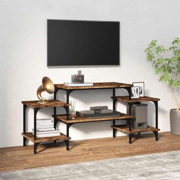 TV-Tisch Justinian aus Rauch-Eiche 117x35x52cm (Holz)