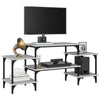 Graues TV-Möbel Justinian 117x35x52cm (Holz)