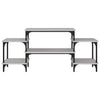 Graues TV-Möbel Justinian 117x35x52cm (Holz)