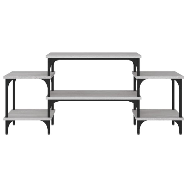 Graues TV-Möbel Justinian 117x35x52cm (Holz)