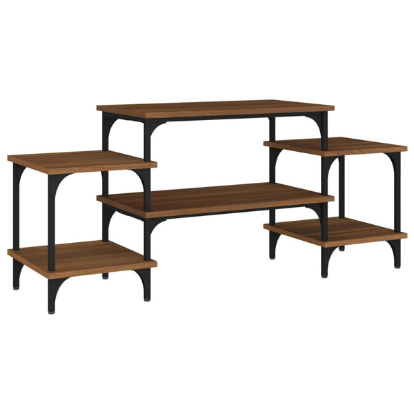 Braunes TV-Sideboard Justinian 117x35x52cm (Holz)