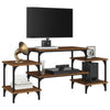 Braunes TV-Sideboard Justinian 117x35x52cm (Holz)