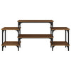 Braunes TV-Sideboard Justinian 117x35x52cm (Holz)
