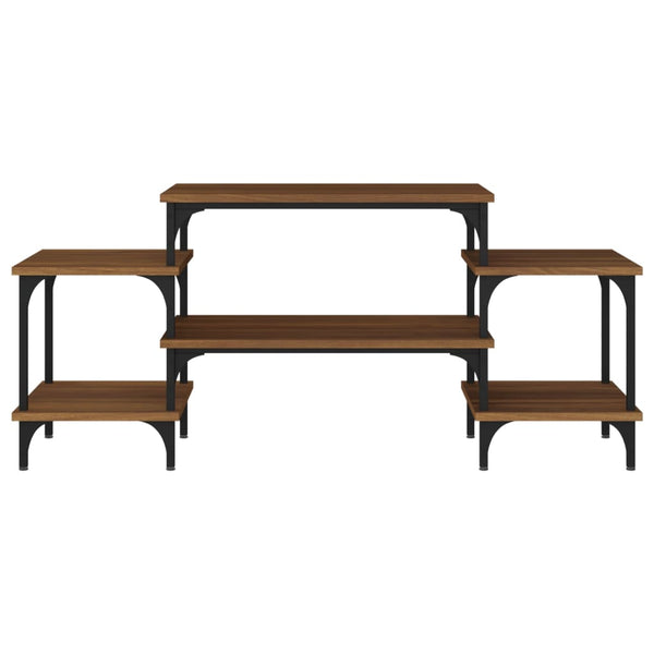Braunes TV-Sideboard Justinian 117x35x52cm (Holz)
