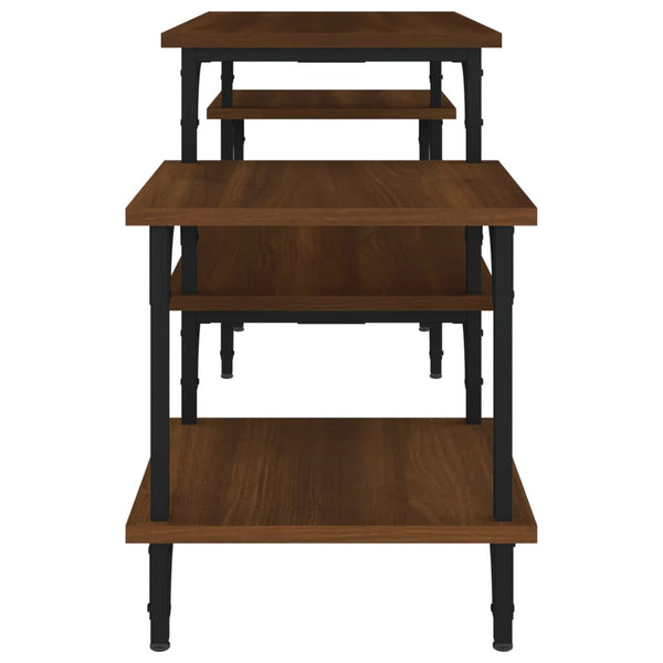 Braunes TV-Sideboard Justinian 117x35x52cm (Holz)