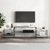 Graues TV-Möbel Justinian 197x35x52cm (Holz)