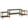 TV-Schrank Justinian aus brauner Eiche 197x35x52cm (Holz)