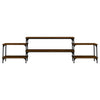TV-Schrank Justinian aus brauner Eiche 197x35x52cm (Holz)