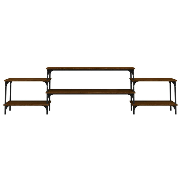 TV-Schrank Justinian aus brauner Eiche 197x35x52cm (Holz)