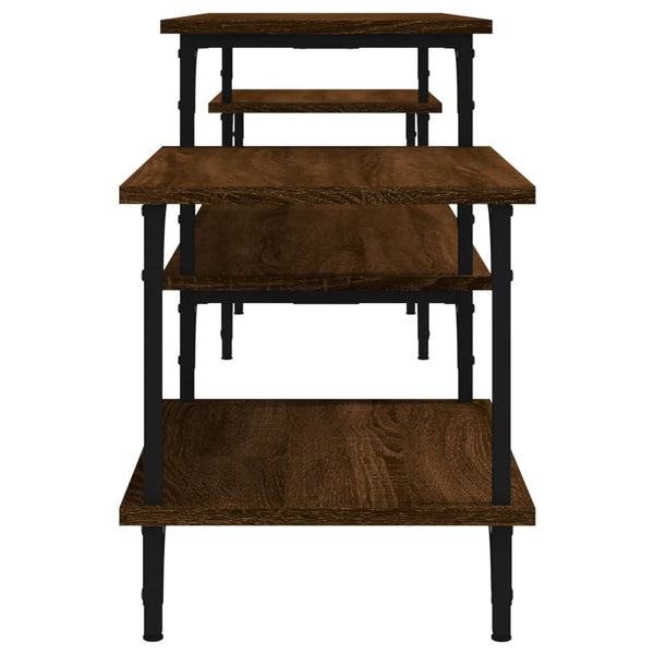 TV-Schrank Justinian aus brauner Eiche 197x35x52cm (Holz)