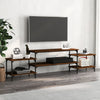 TV-Schrank Justinian aus brauner Eiche 197x35x52cm (Holz)