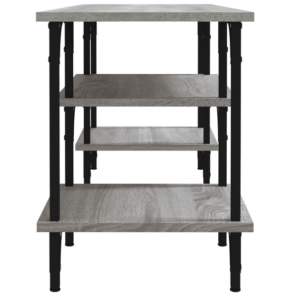 Graues TV-Möbel Axiniu 102x35x45,5cm (Holz)